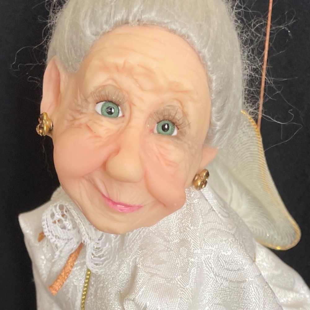 Vintage 2002 Jacqueline Kent Giftcraft Fairy Godmother Marionette Ornament
